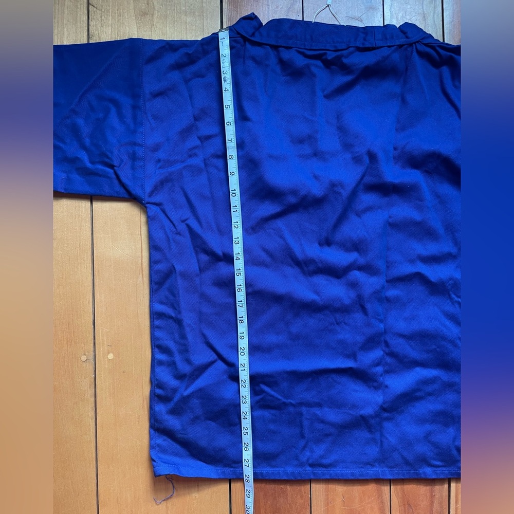 Newlyn Smock. Royal Blue. 100% cotton. - Picture 7 of 9